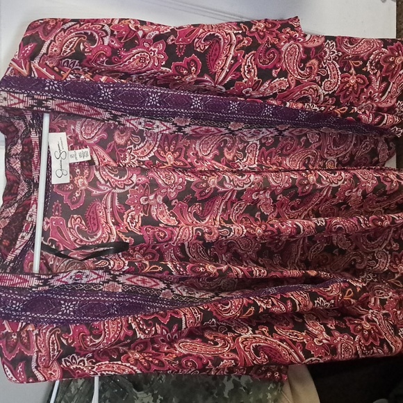 VS swim top Lg.  w/Jess Simpson OS cover up OR Kimono - Picture 5 of 7